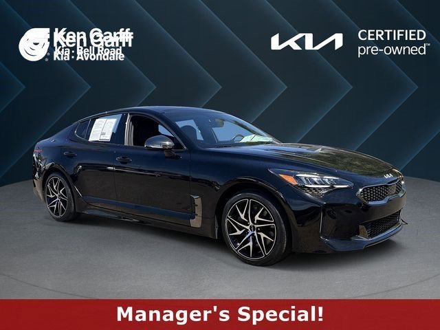Used 2023 Aurora Black Kia GT-Line image 1