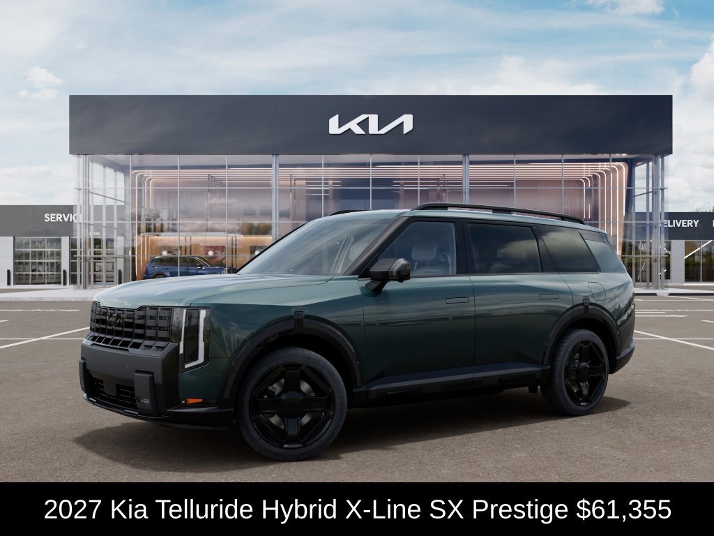 New 2027 Black Jade Green Kia X-Line SX Prestige image 4