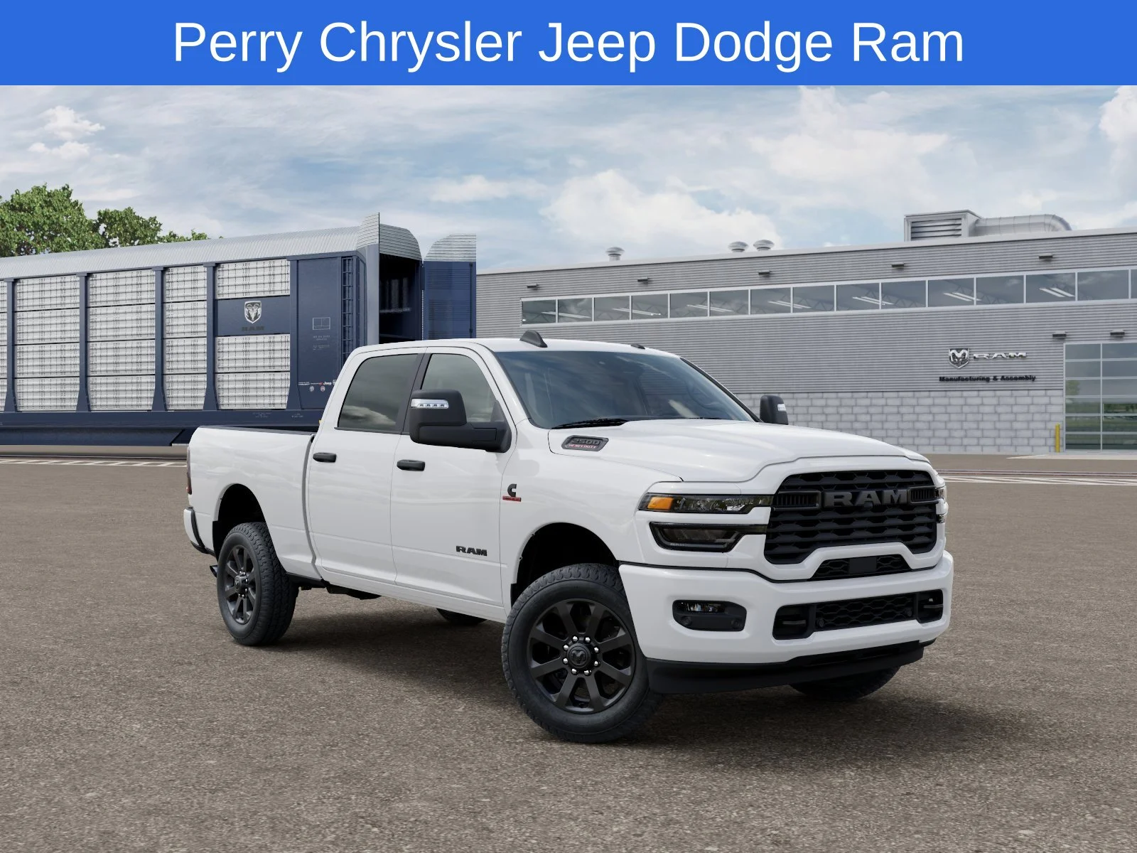 New 2027 Bright White Clear-Coat Exterior Paint RAM Big Horn image 1