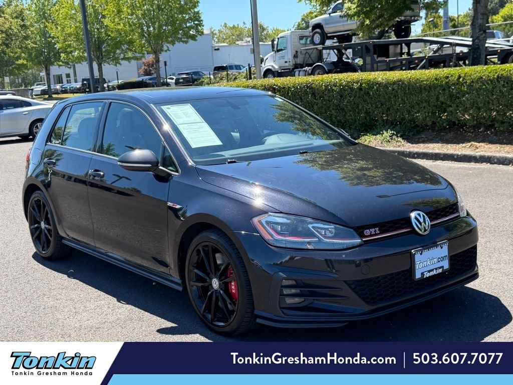 Used 2021 Deep Black Pearl Volkswagen 2.0T SE image 1