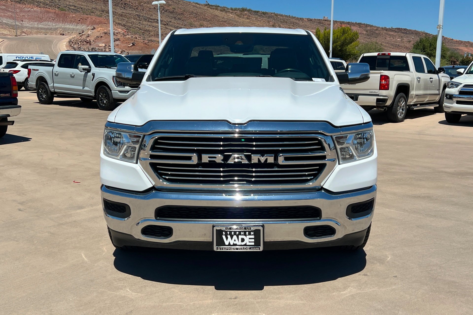 Used 2024 Bright White Clearcoat Ram Laramie image 9