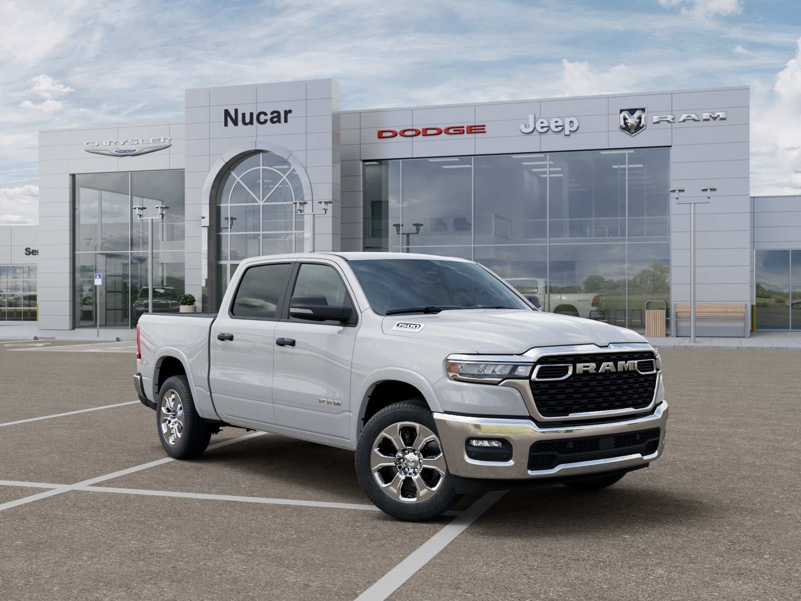 New 2026 Bright White Clear-Coat Exterior Paint RAM Big Horn/Lone Star image 18