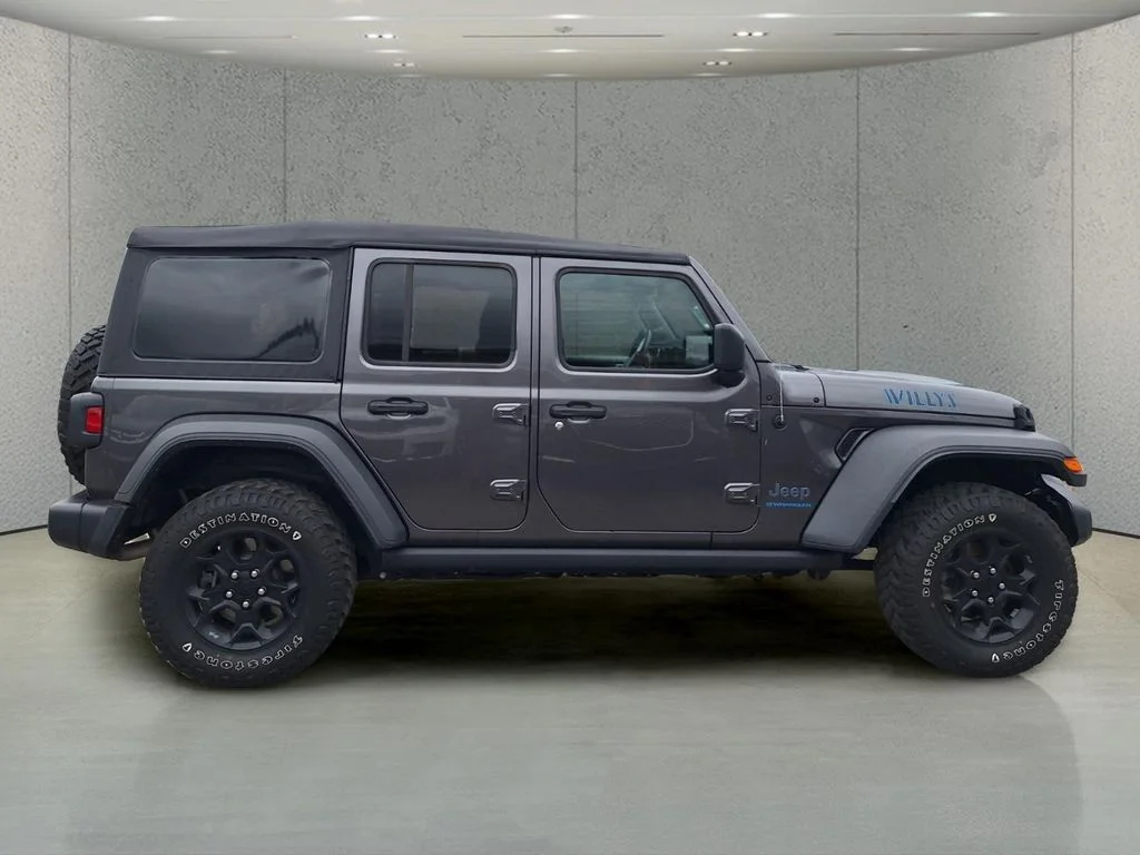 Used 2023 Crystal Metallic Jeep Willys 4xe image 6