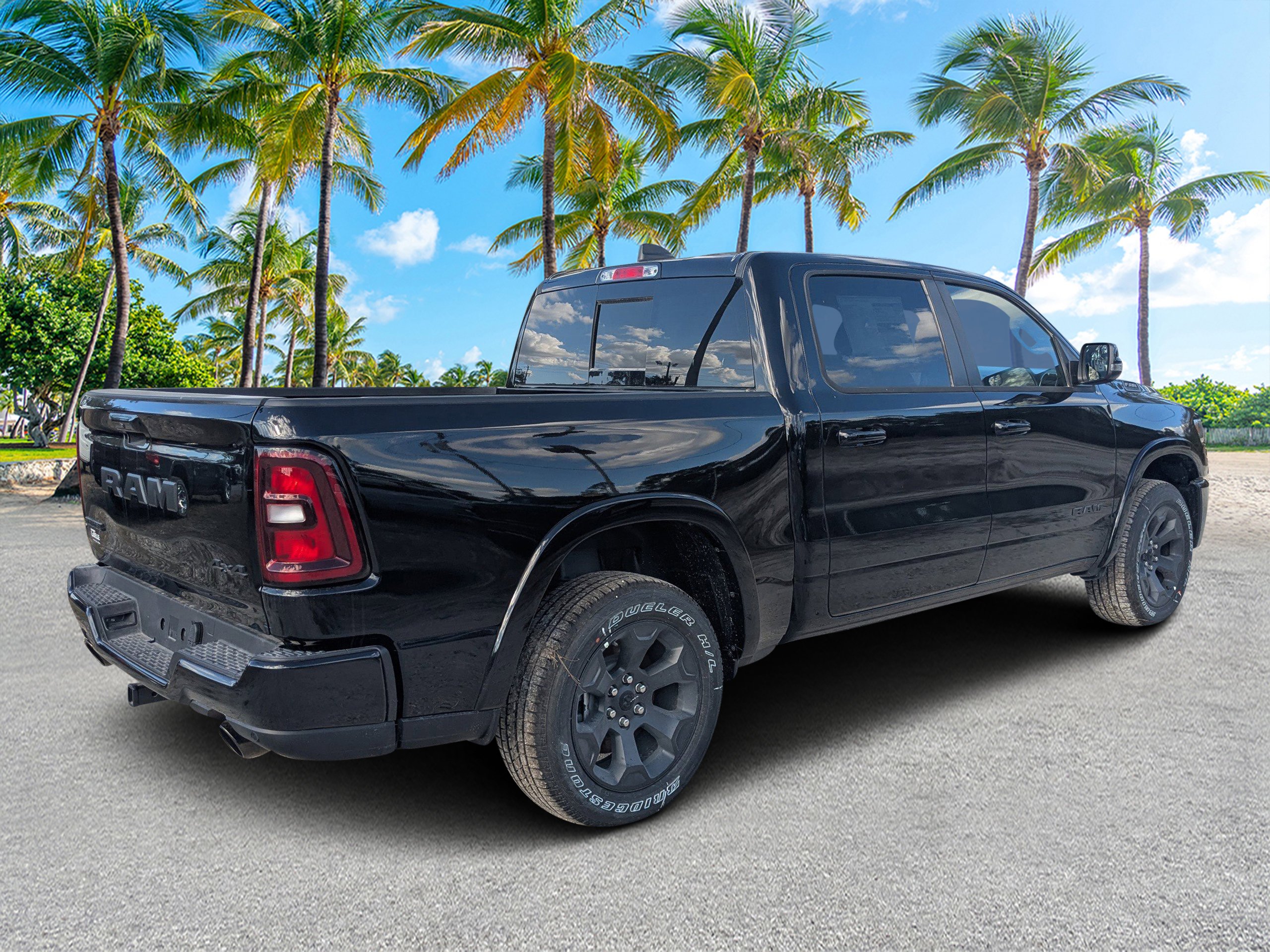 New 2026 Diamond Black Crystal Pearlcoat RAM Big Horn image 3