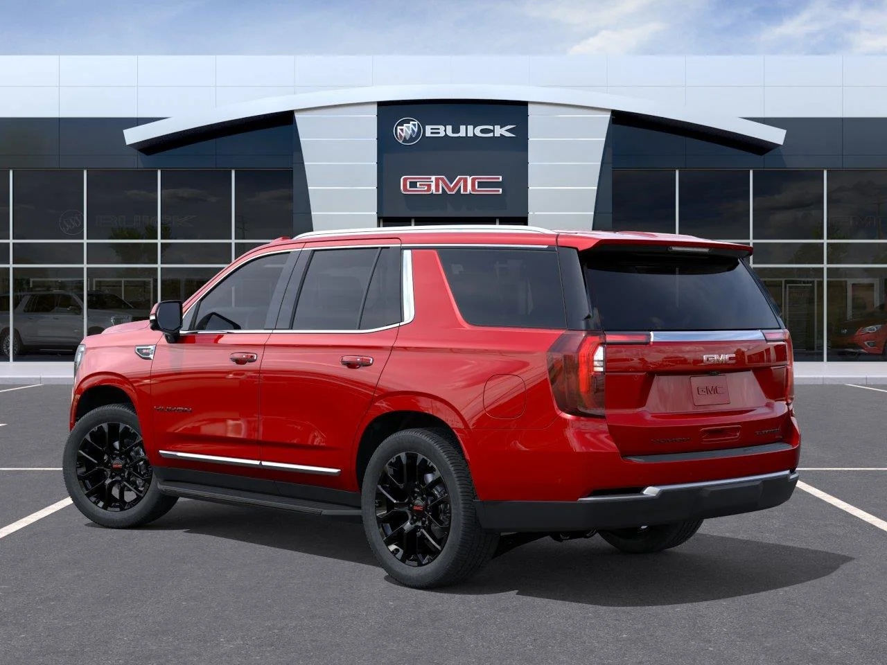 New 2026 Volcanic Red Tintcoat GMC Elevation image 3