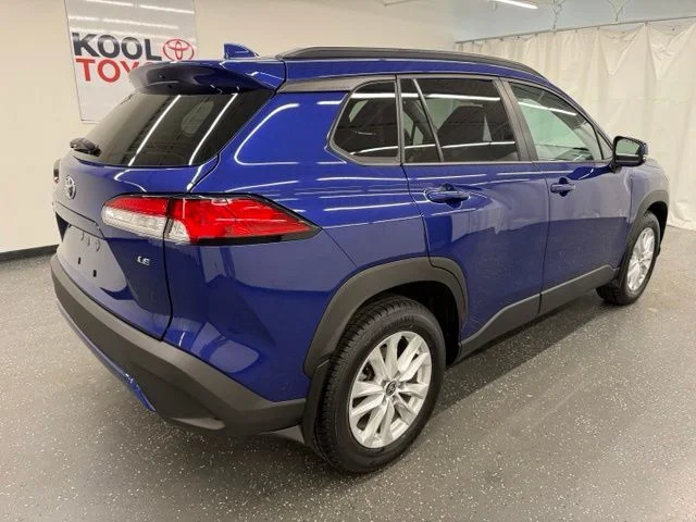 Certified Used 2024 Blue Toyota LE image 2