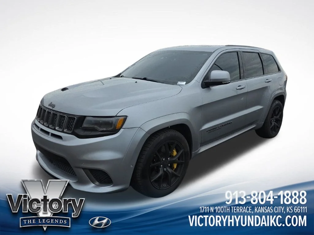 Used 2021 Silver Jeep Trackhawk image 1