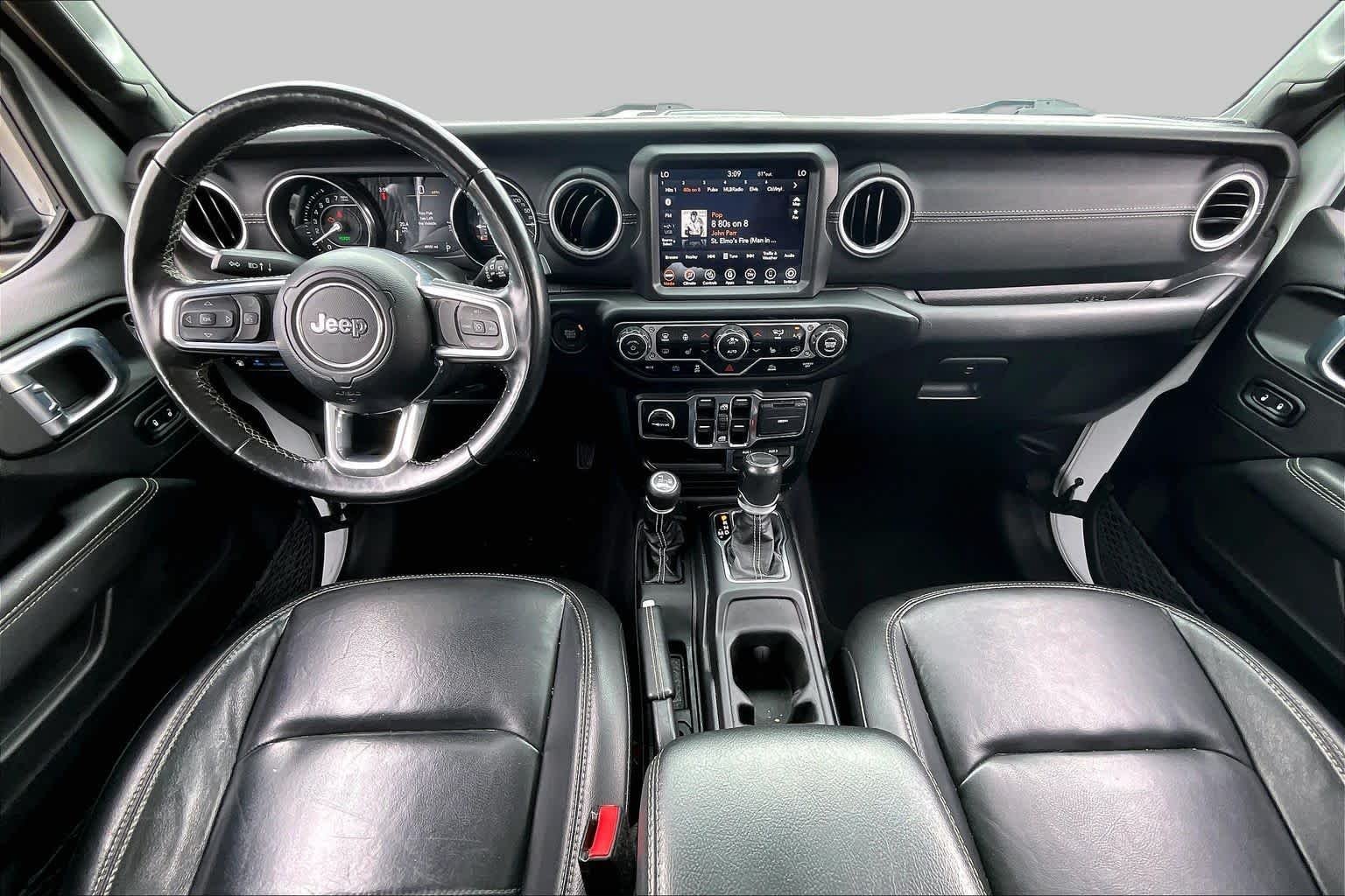 Used 2023 Bright White Clearcoat Jeep Sahara image 14