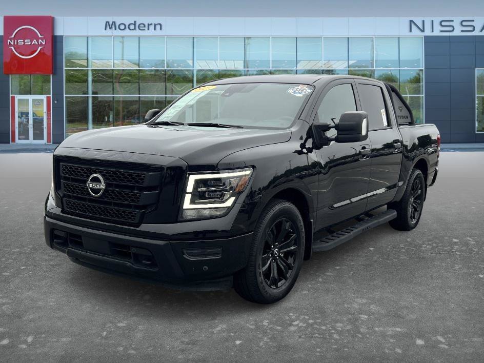 Used 2023 Super Black Nissan SV image 1