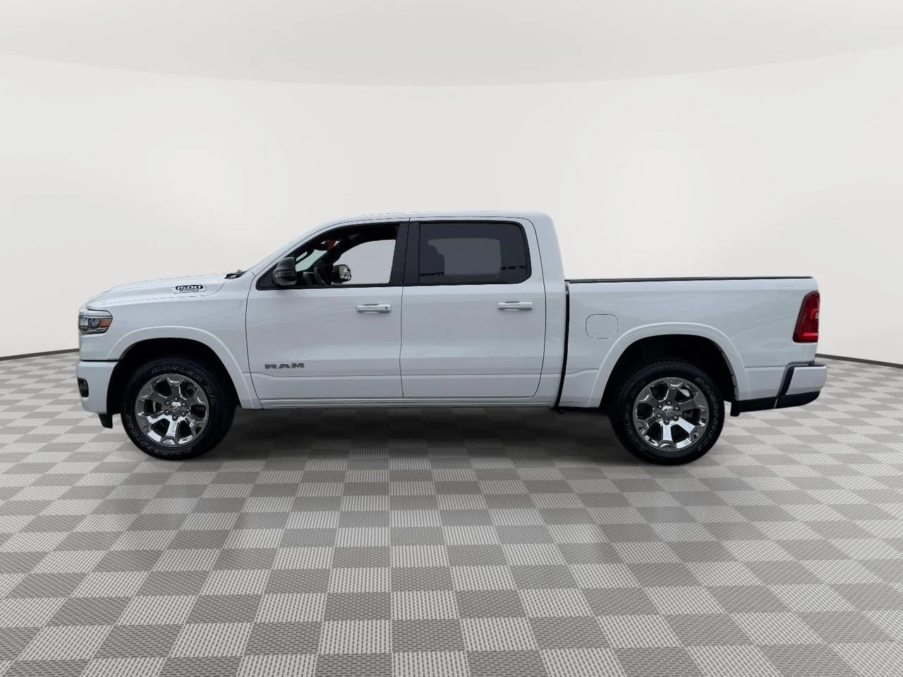 Used 2025 Bright White Clearcoat RAM Big Horn Crew Cab 4x4 57