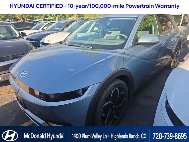 Certified Used 2024 Blue Hyundai SEL image 1