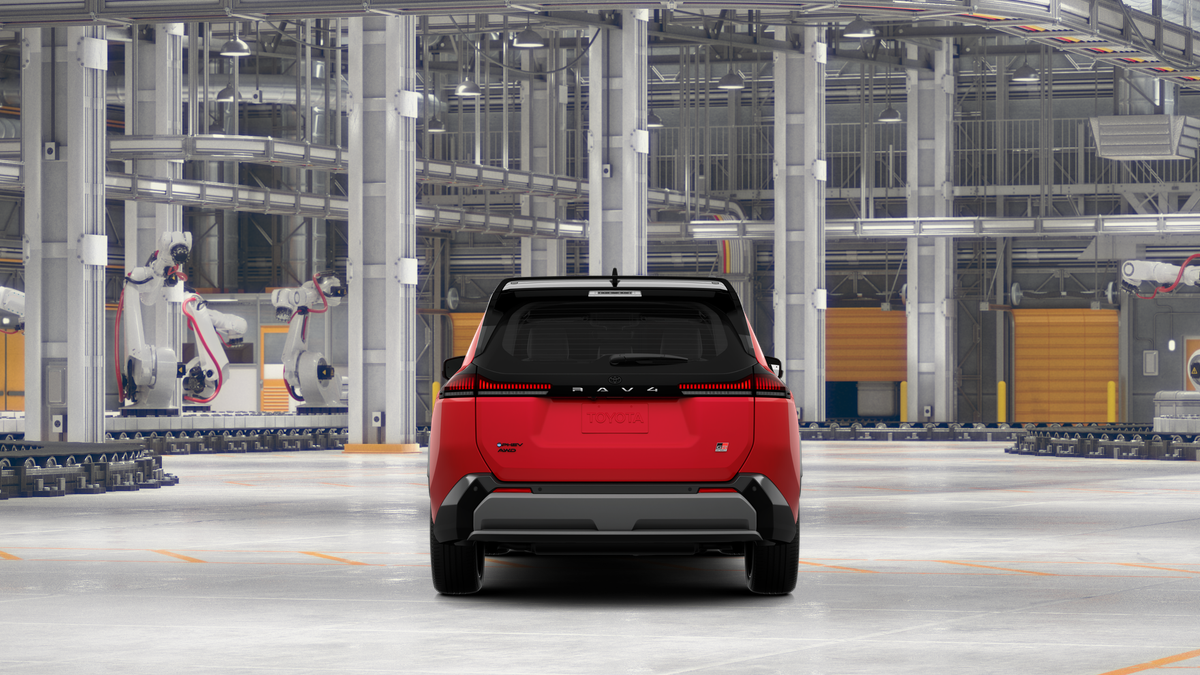 New 2026 Supersonic Red with Midnight Black Metallic roof Toyota GR SPORT image 8
