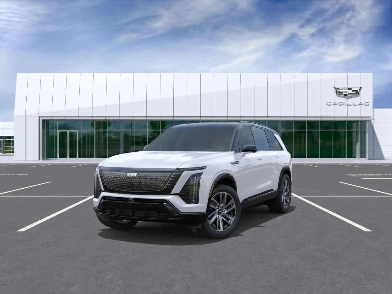New 2027 Vibrant White Tricoat Cadillac Sport image 8