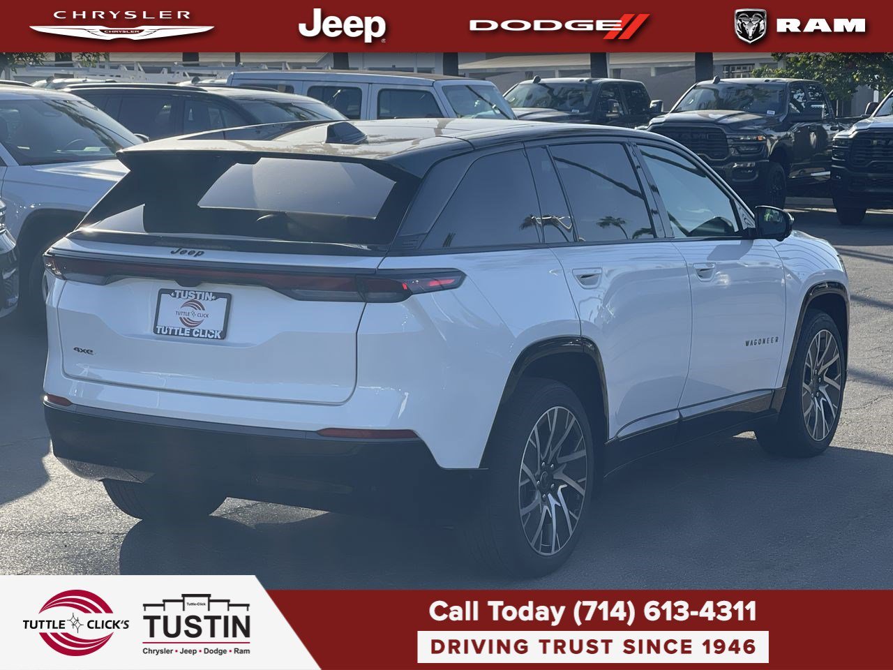 New 2025 Bright White Clear-Coat Exterior Paint Jeep Limited image 6