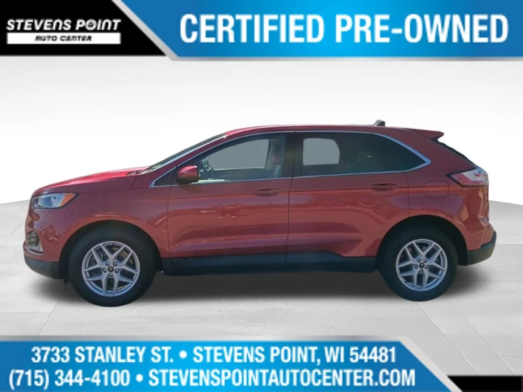 Used 2023 Rapid Red Metallic Tinted Clearcoat Ford SEL image 4