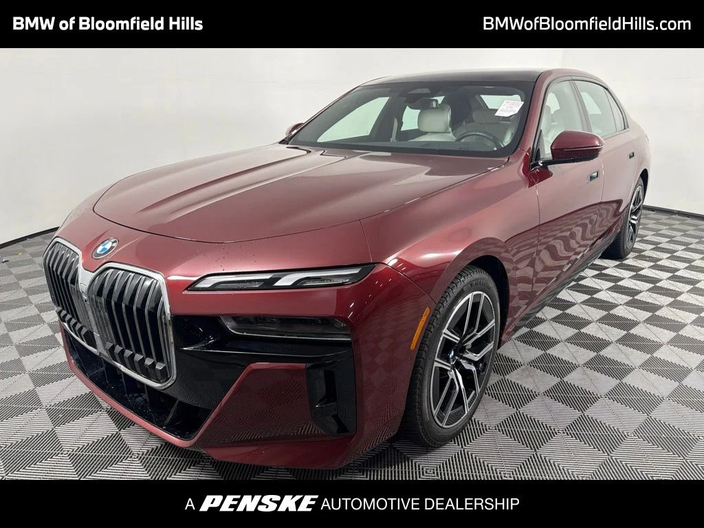 Certified Used 2023 Aventurin Red Metallic BMW 760i xDrive image 1