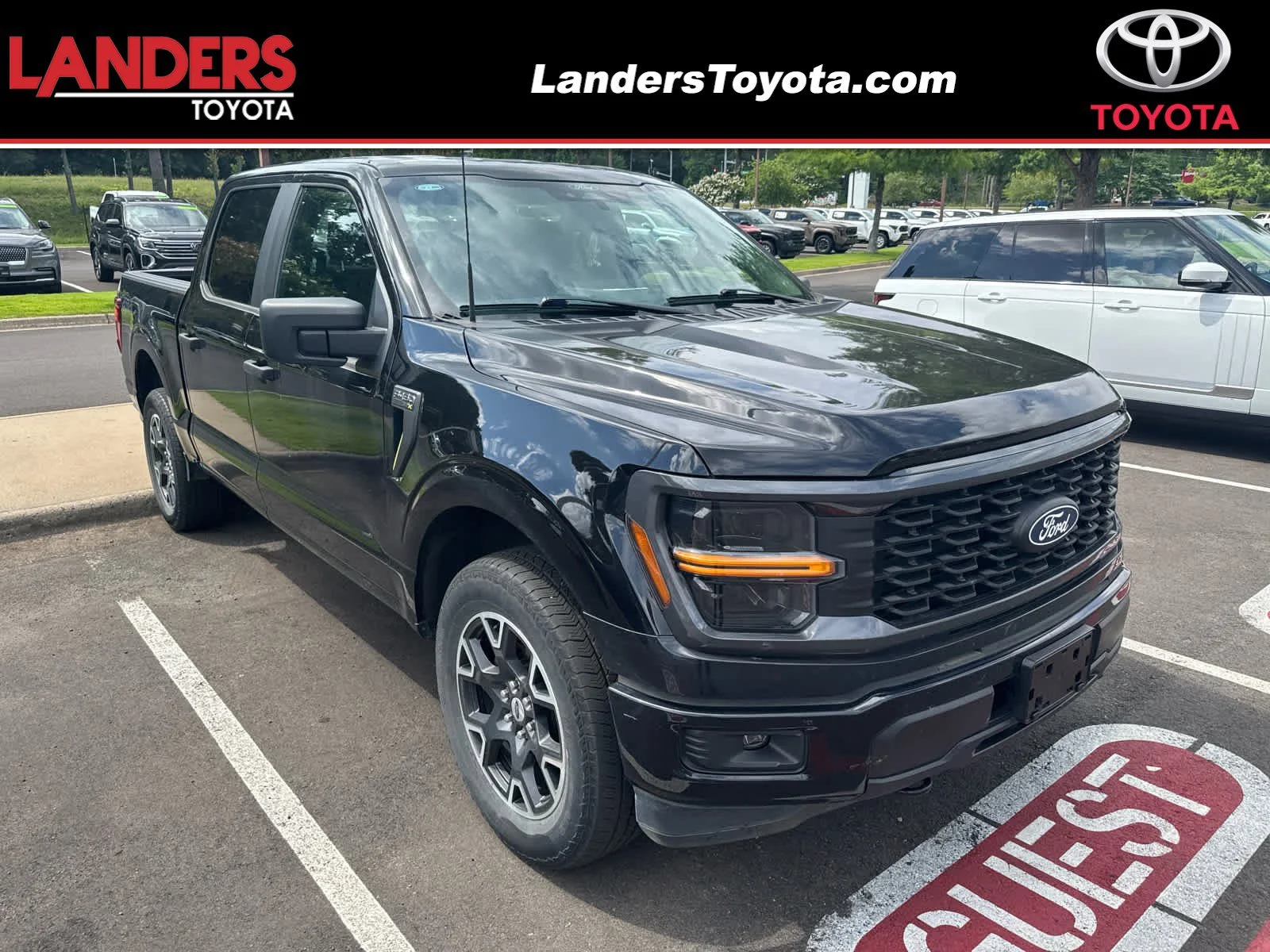 Used 2024 Agate Black Metallic Ford STX image 1