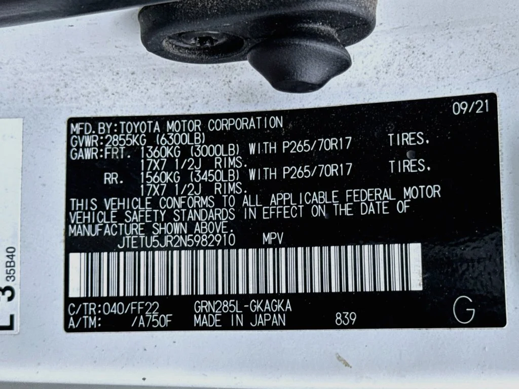 Used 2022 White Toyota Trail image 39