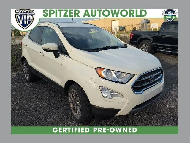 Certified Used 2021 Diamond White Ford Titanium image 1
