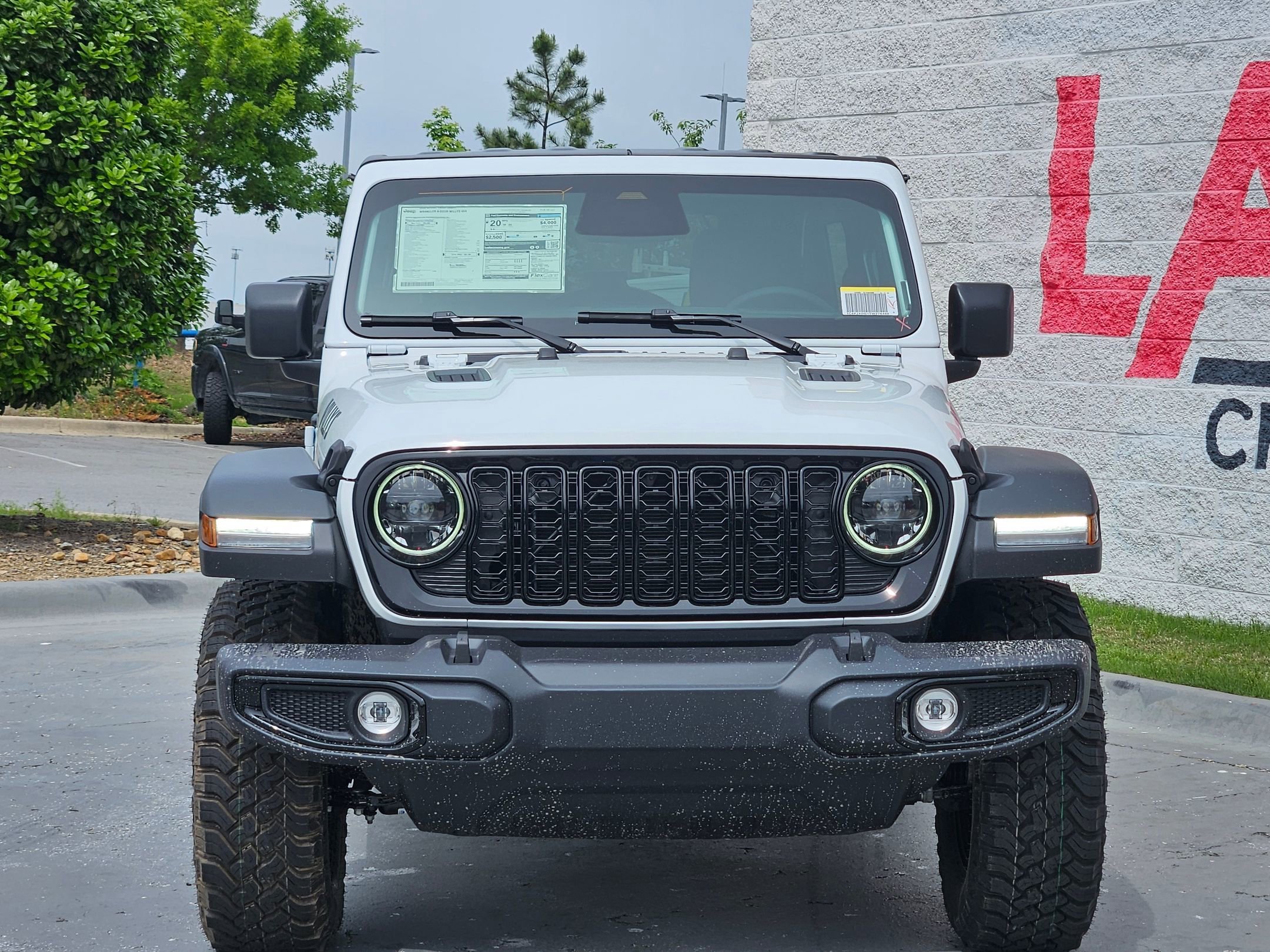 New 2026 Bright White Clear-Coat Exterior Paint Jeep Willys image 2