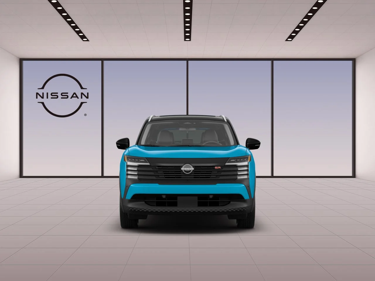 New 2026 Arctic Ice Blue Metallic / Super Black Two-tone Nissan SR image 2
