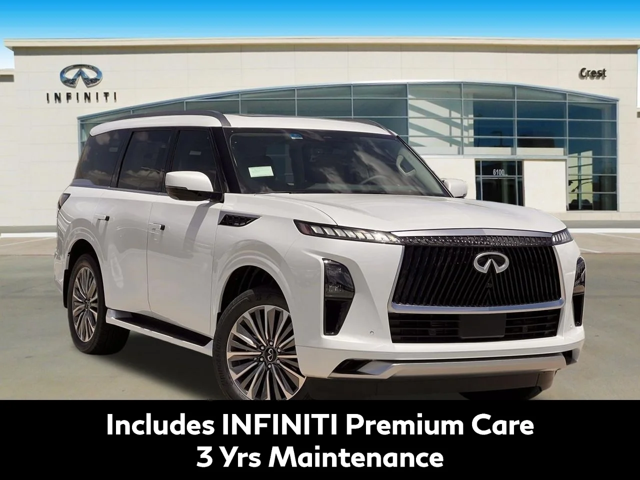 New 2026 Radiant White INFINITI LUXE image 1
