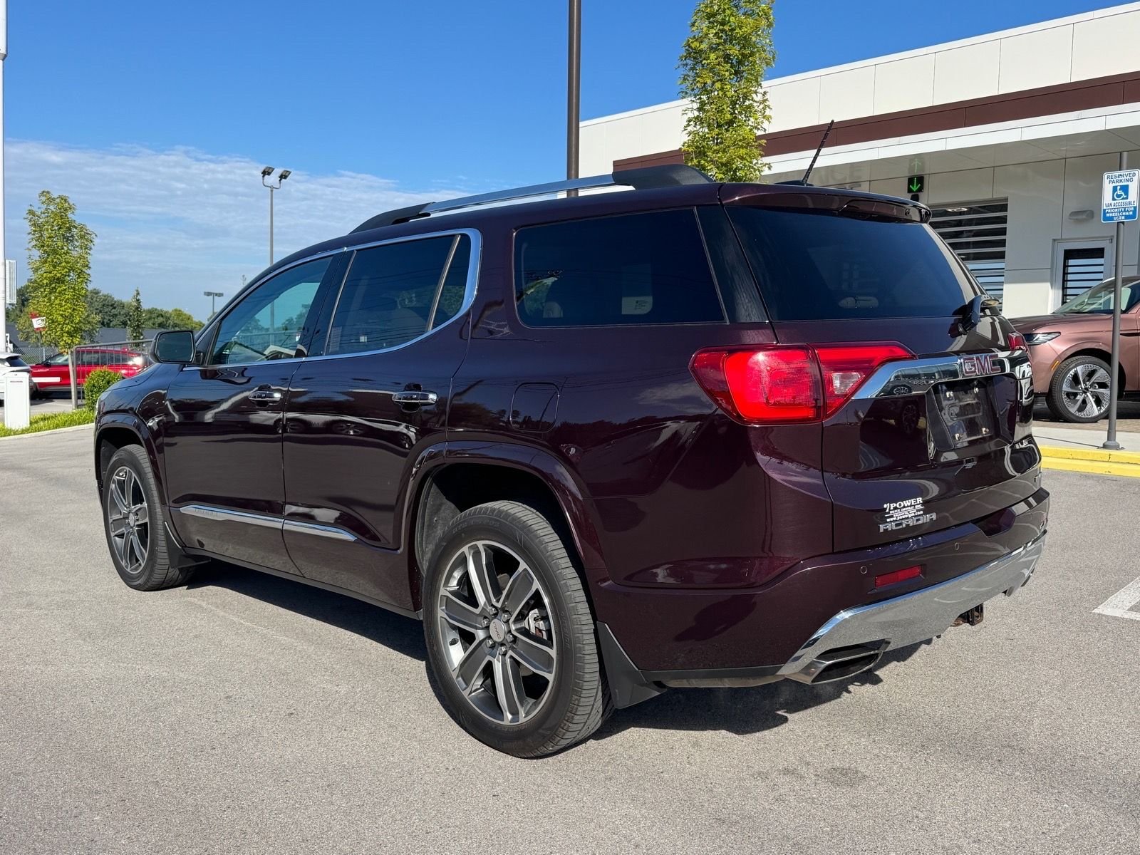 Used 2018 Black Cherry Metallic GMC Denali image 3
