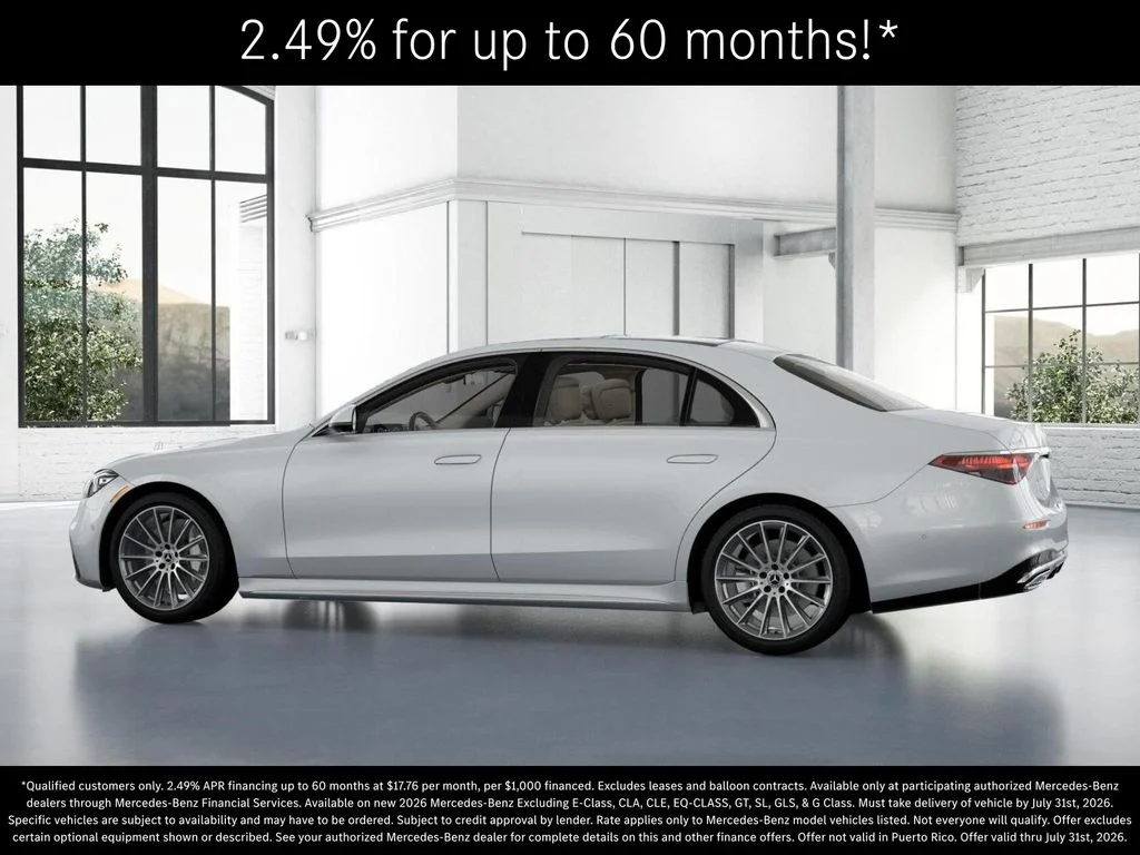 New 2026 MANUFAKTUR Moonlight White Metallic Mercedes-Benz S 500 image 32