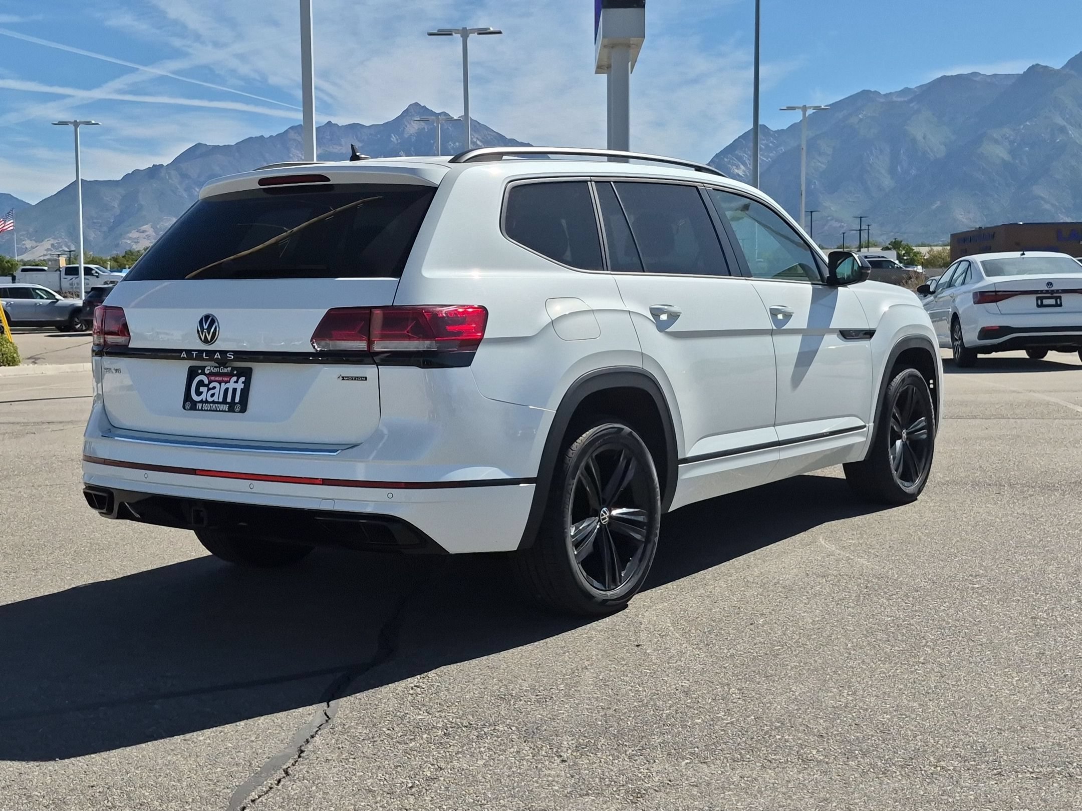 Used 2023 Opal White Volkswagen 3.6L V6 SEL R-Line Black image 3