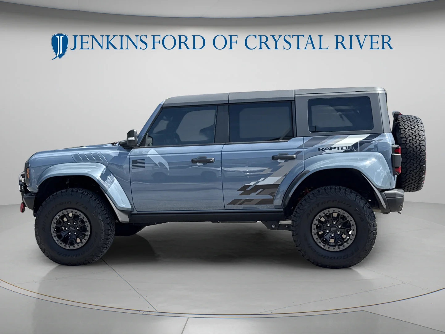 Used 2024 Azure Gray Metallic Tri-Coat Ford Raptor image 9