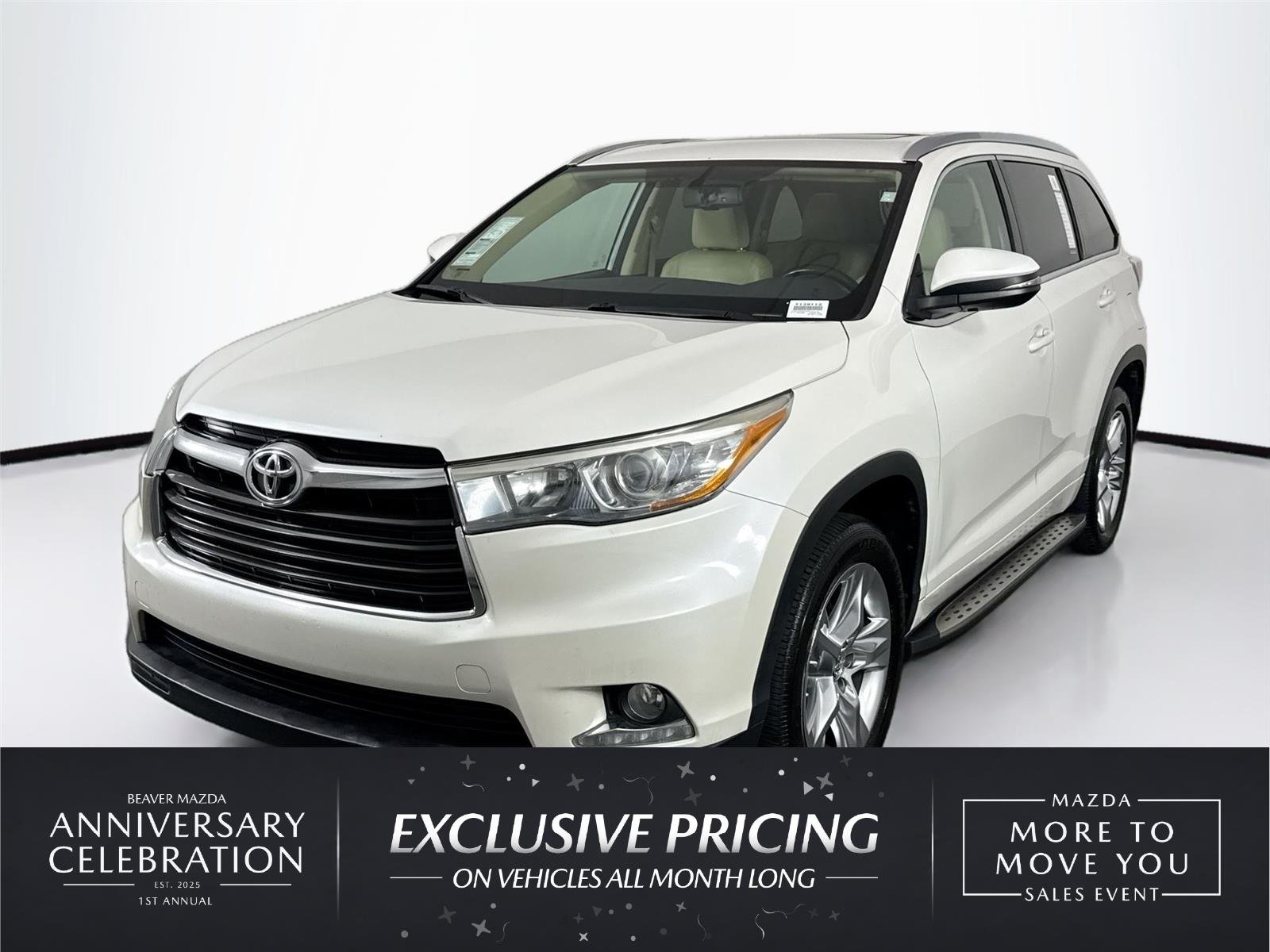 Used 2016 Blizzard Pearl Toyota Limited image 1