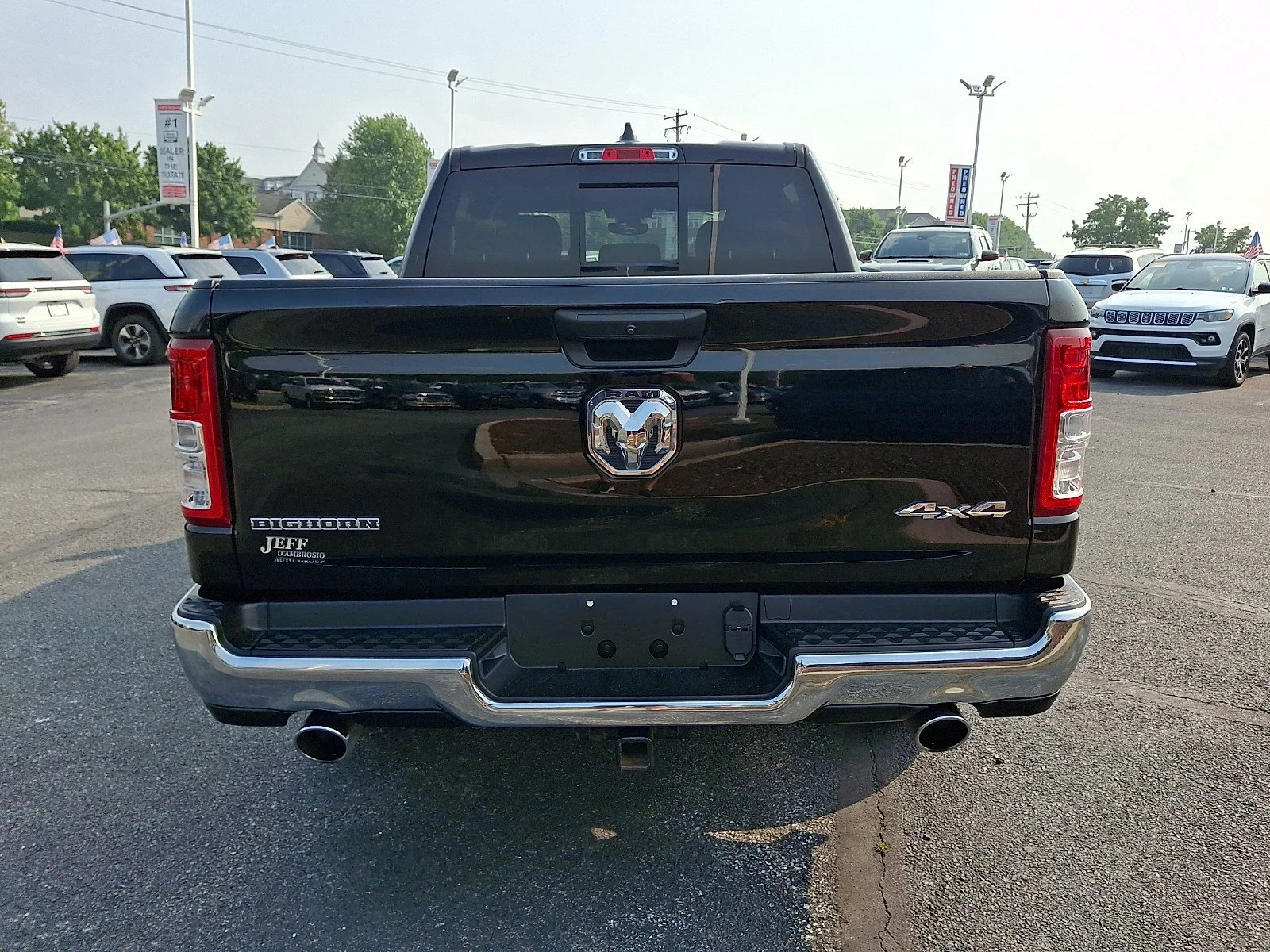 Used 2023 Diamond Black Crystal Pearlcoat Ram Big Horn image 6