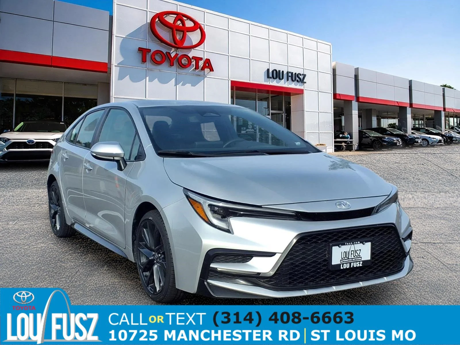 Certified Used 2024 Classic Silver Metallic Toyota SE image 1