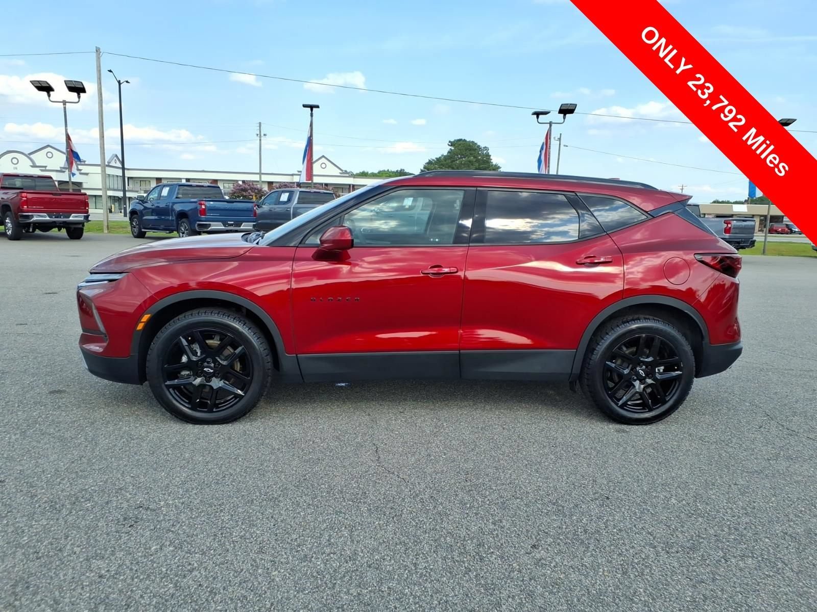 Used 2024 Radiant Red Tintcoat Chevrolet 2LT image 2