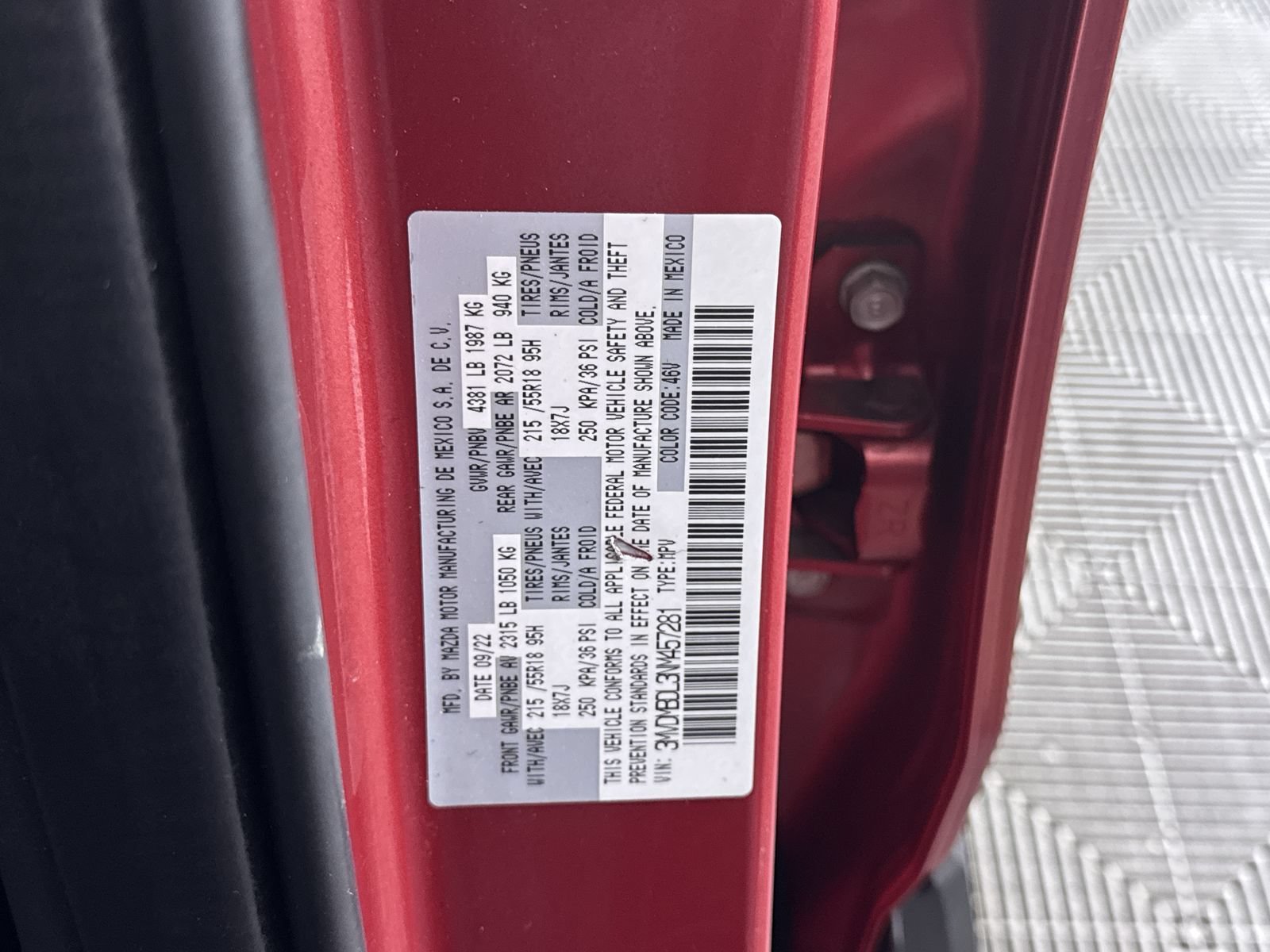 Used 2022 Soul Red Crystal Metallic Mazda 2.5 S Premium Package image 12