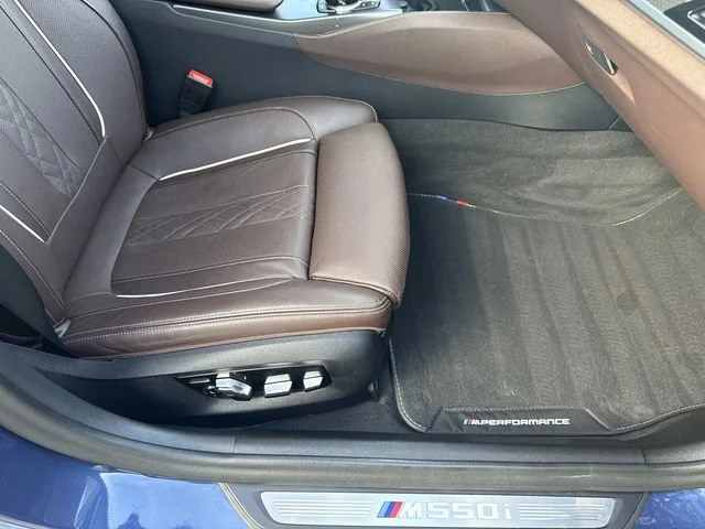 Used 2021 Dark Blue BMW M550i xDrive image 21