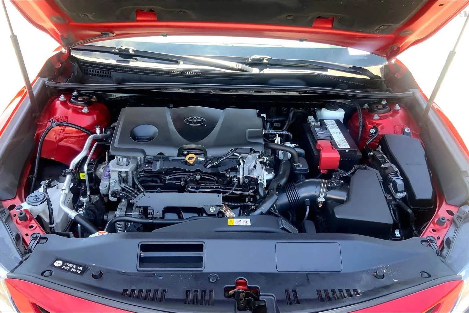 Certified Used 2019 Supersonic Red Toyota SE image 60