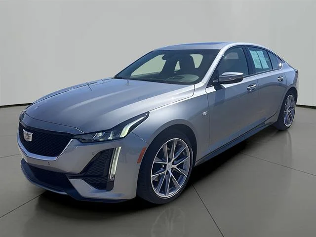 Certified Used 2023 Argent Silver Metallic Cadillac Sport image 1