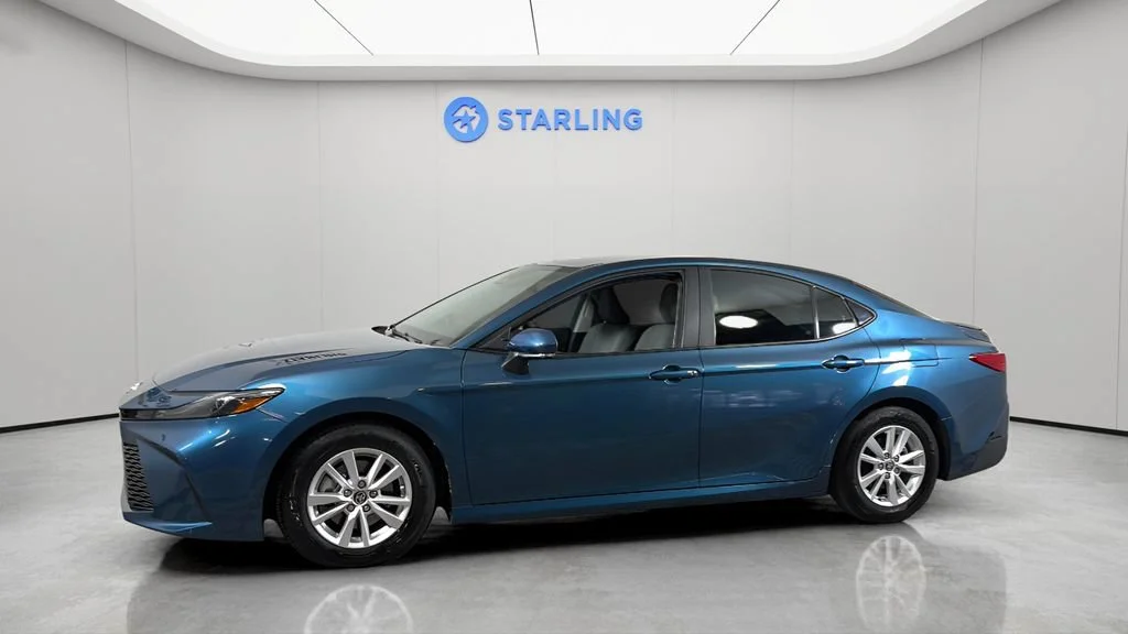 Used 2025 Blue Toyota LE image 2