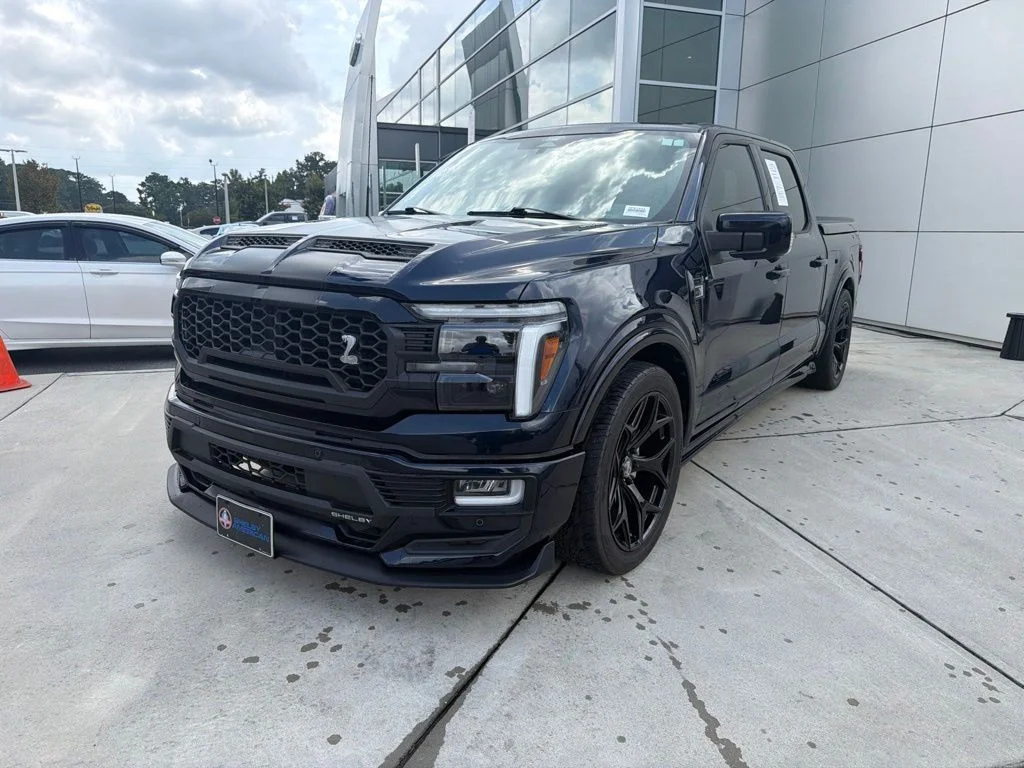 Used 2024 Antimatter Blue Metallic Ford Lariat image 3