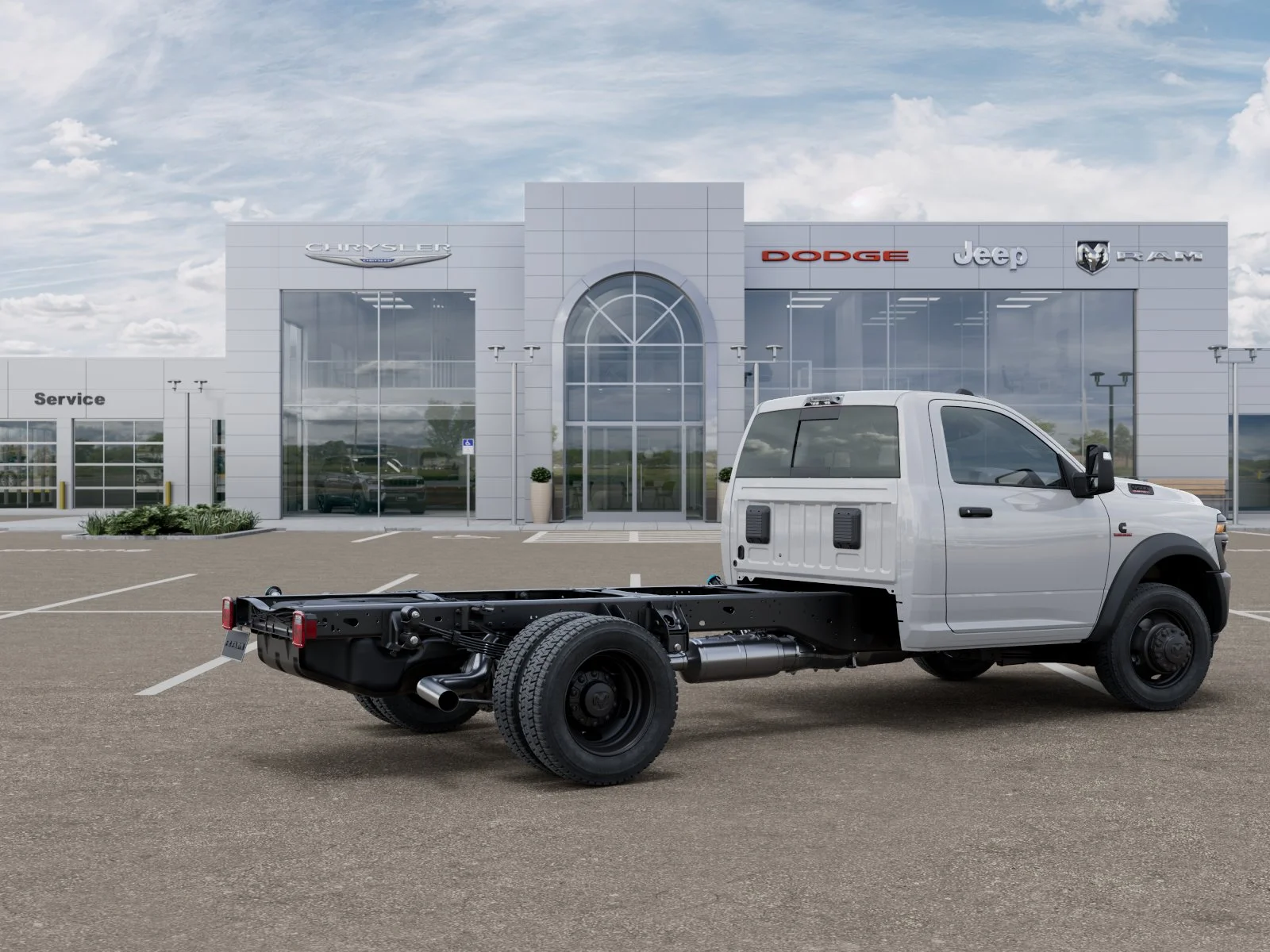 New 2025 Bright White Clear-Coat Exterior Paint RAM Tradesman image 13