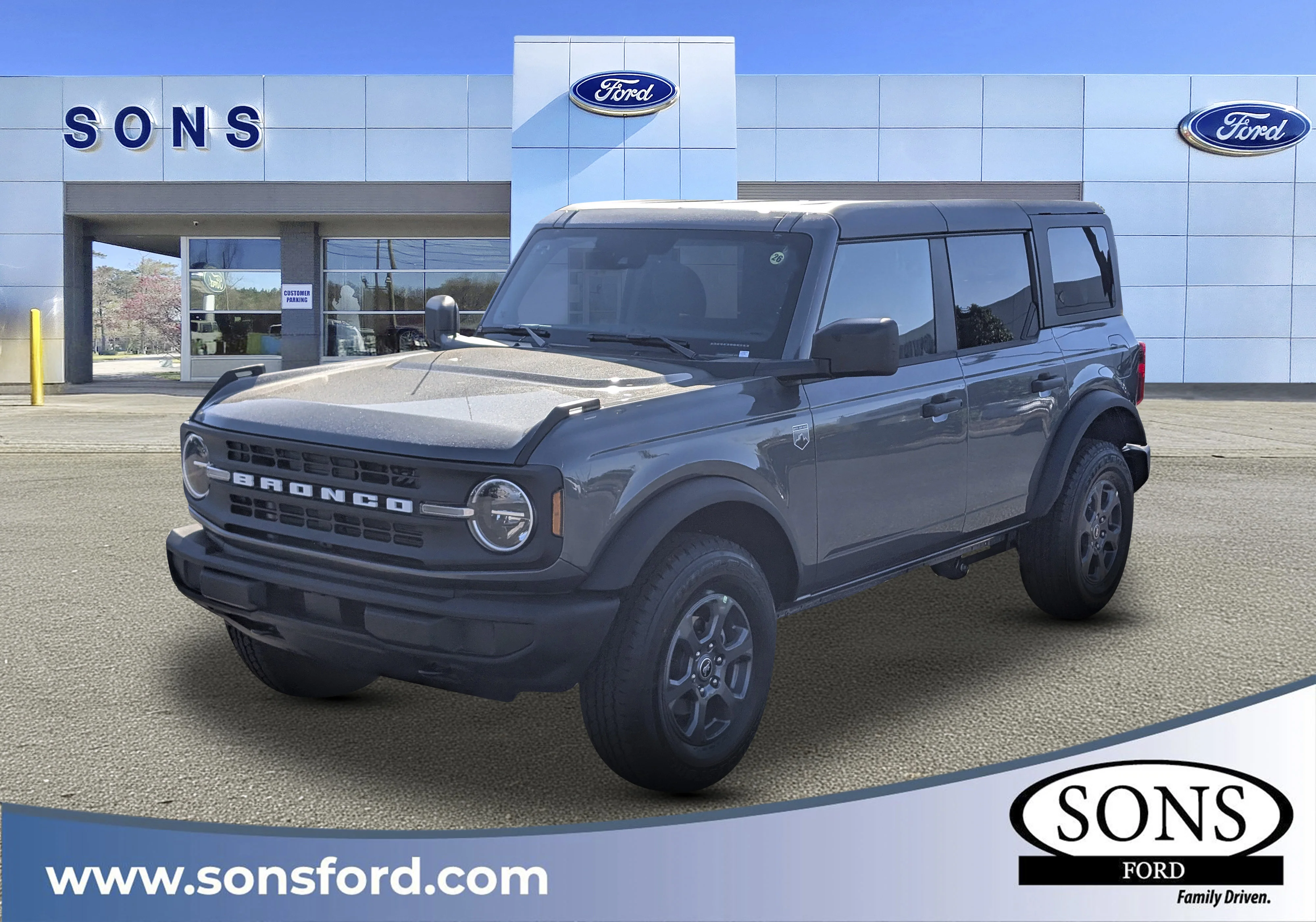 New 2026 Carbonized Gray Metallic FORD Big Bend image 1