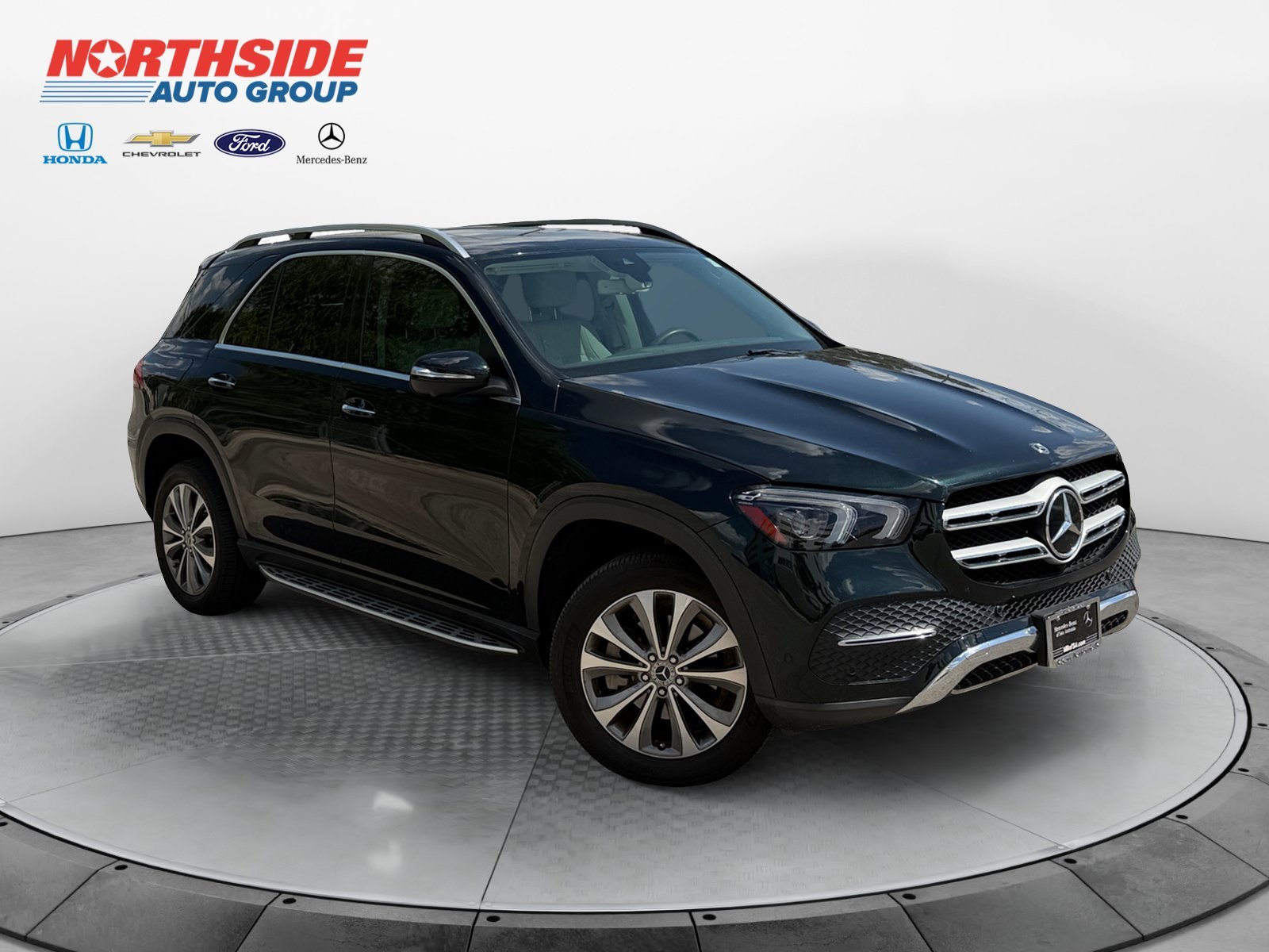 Used 2020 Emerald Green Metallic Mercedes-Benz GLE 350 image 1