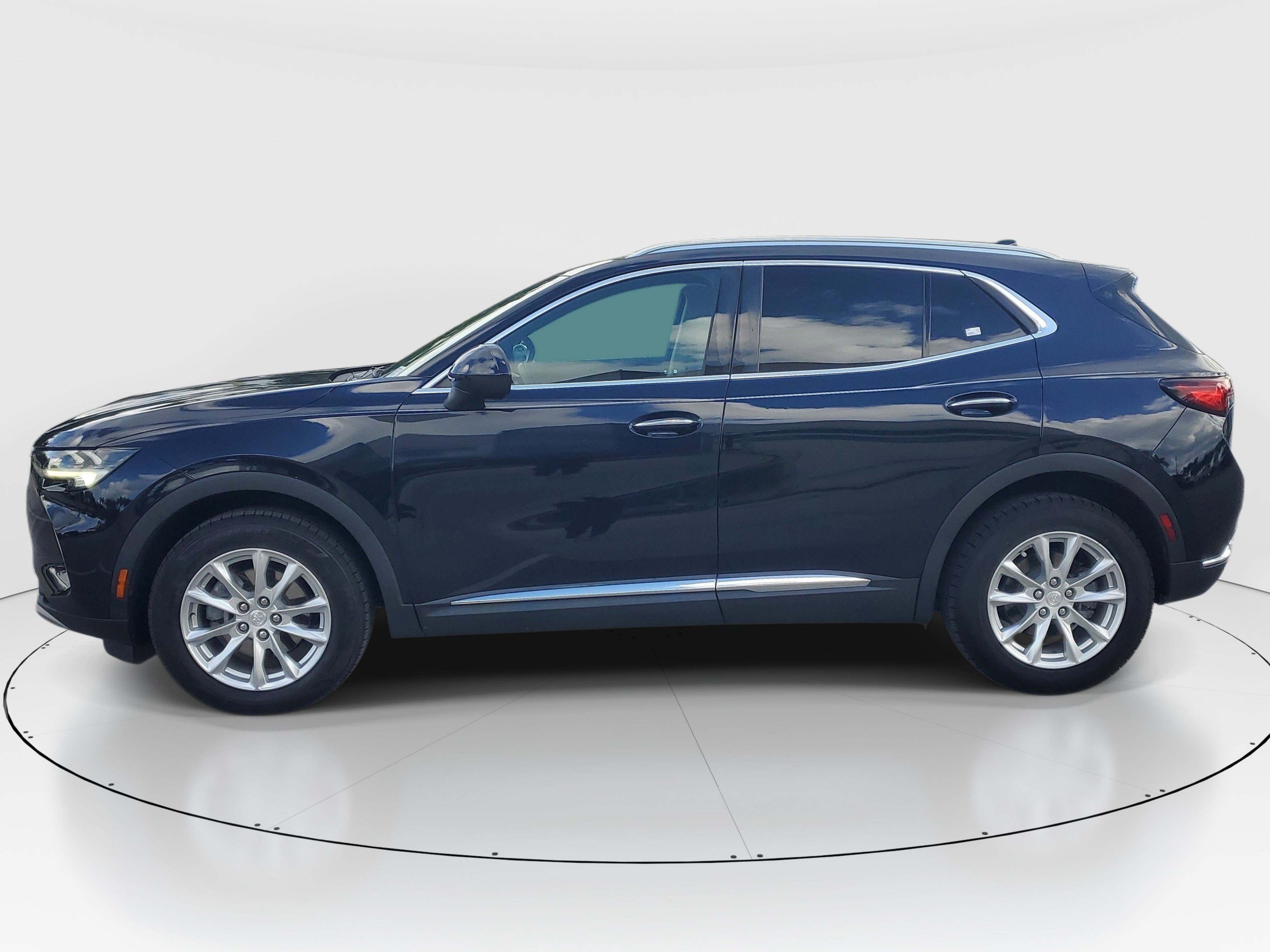 Used 2021 Dark Moon Blue Metallic Buick Preferred image 6