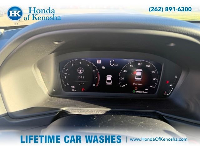 Certified Used 2025 Platinum White Pearl Honda SE image 4