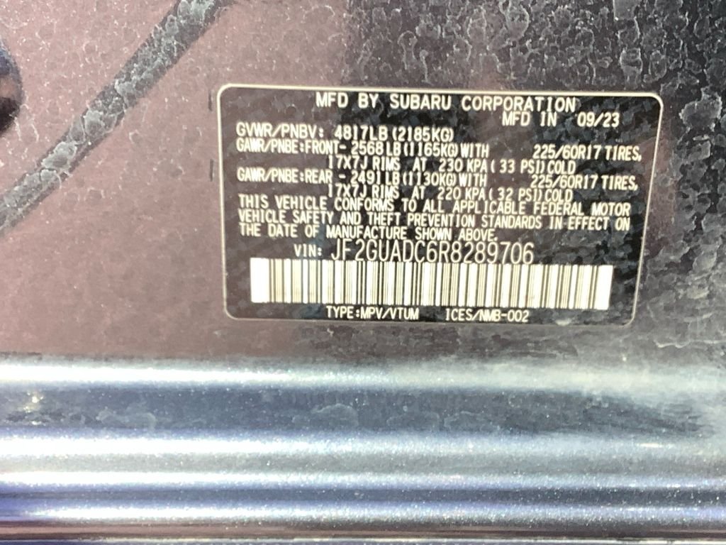Used 2024 Gray Subaru Premium image 20
