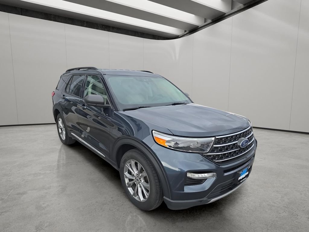 Used 2022 Stone Blue Metallic Ford XLT image 8