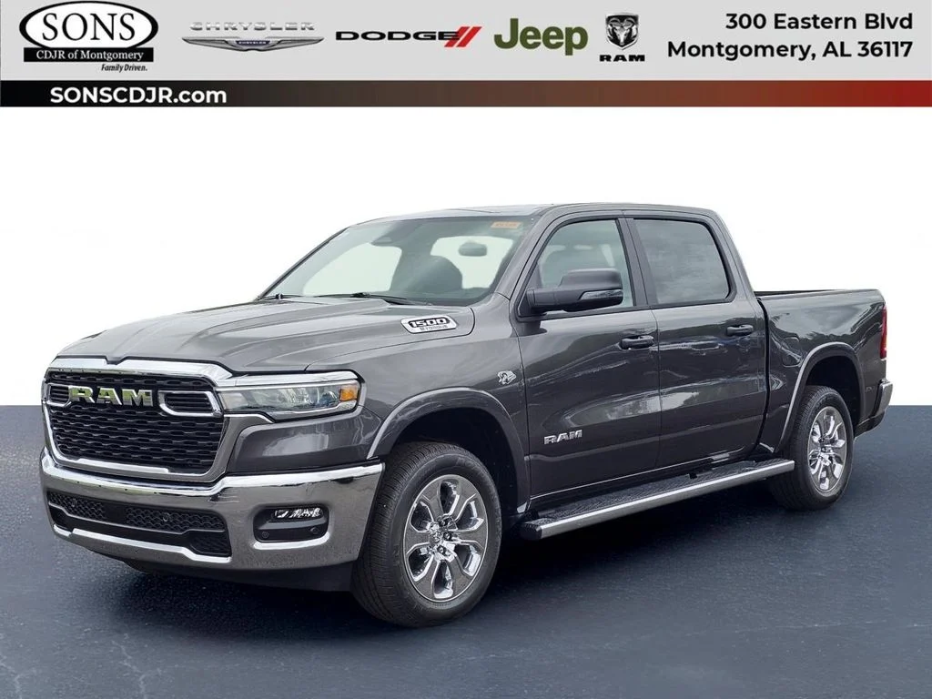 New 2026 Granite Crystal Metallic Clear-Coat Exterior Paint RAM Big Horn/Lone Star image 1