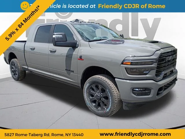 New 2026 Ceramic Gray Clear-Coat Exterior Paint RAM Laramie image 3
