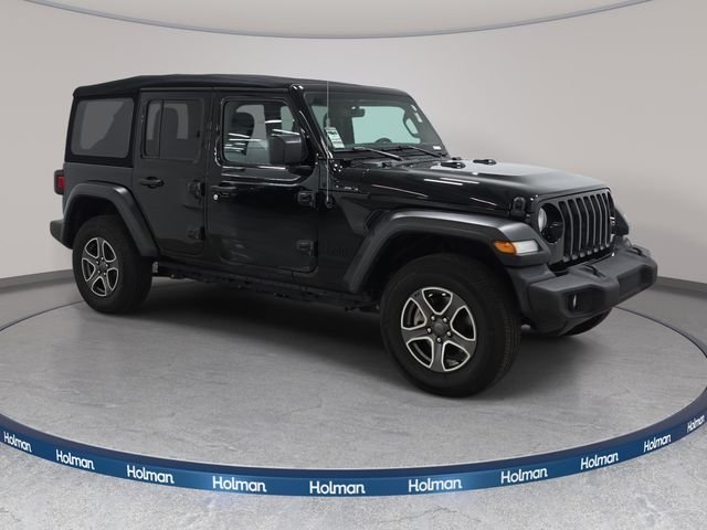 Used 2022 Black Clearcoat Jeep Unlimited Sport S image 4